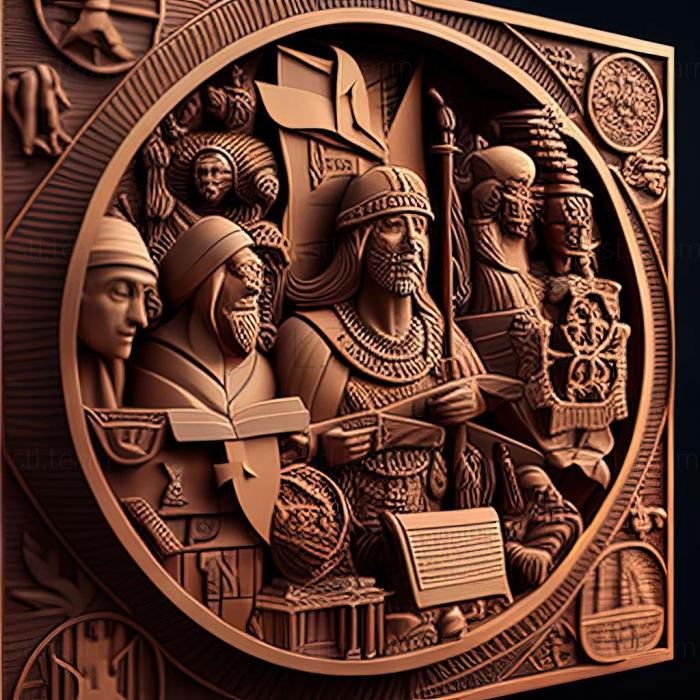 3D модель Игра Эпоха цивилизаций 2 (STL)